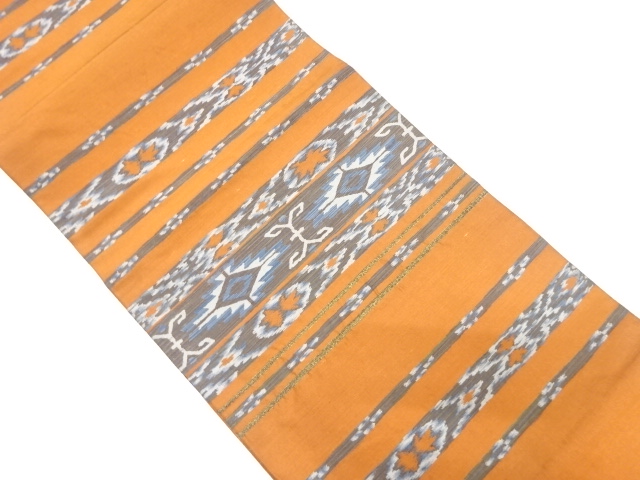 JAPANESE FUKURO OBI / WOVEN ABSTRACT FLOWER